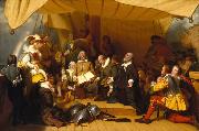 Robert Walter Weir Embarkation of the Pilgrims Sweden oil painting artist